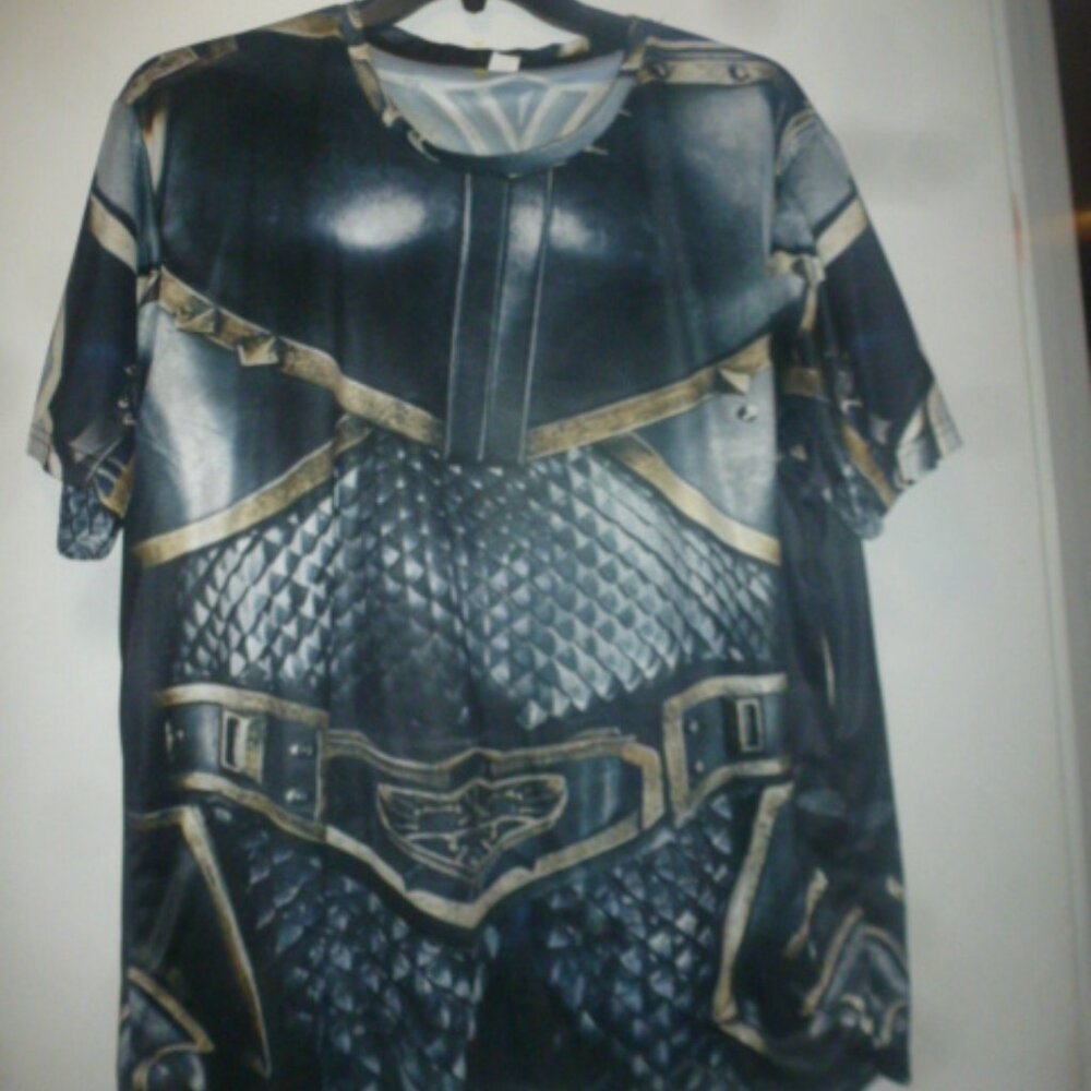 Big guy  Graphic Tee - Black/Silver  and Tan 3XL